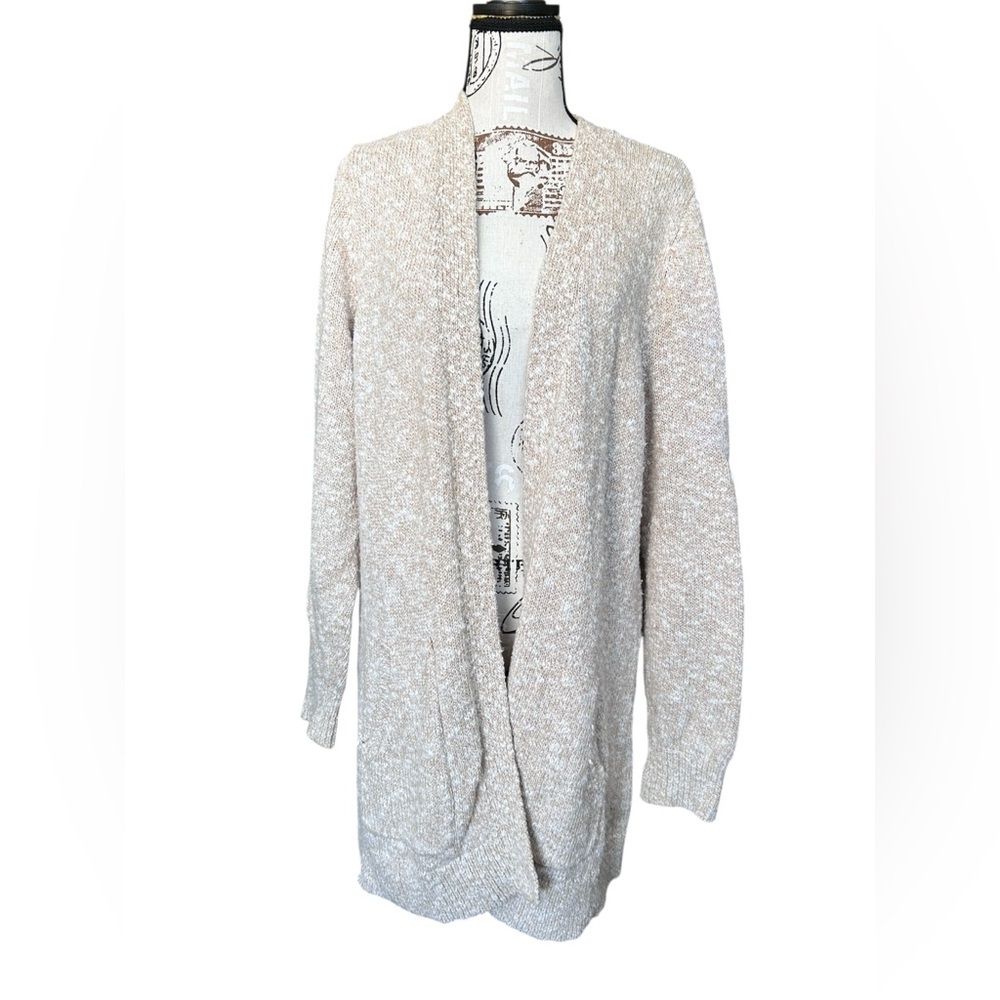L.L. Bean Women’s 100% Cotton Long Cardigan with Pockets size Large